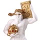 thumbnail image 5 of Figurita de la riqueza, estatua de Cai Shen, escultura de fortuna de resina duradera, adorno para regalo de cumpleaños, decoración de, 5 of 9