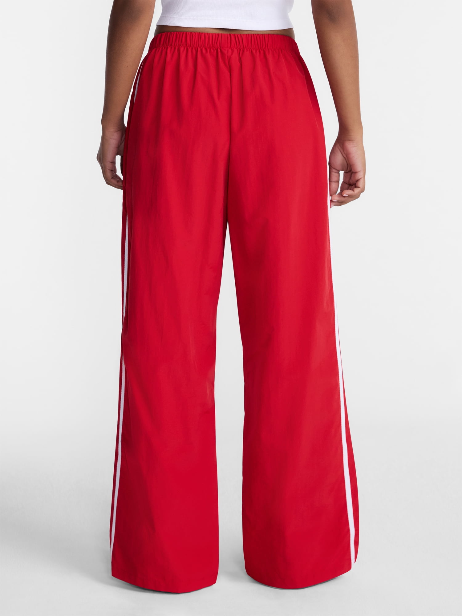 No Boundaries Nylon Game Day Track Pants, 30.5'' Inseam, Women's XXS-XXL