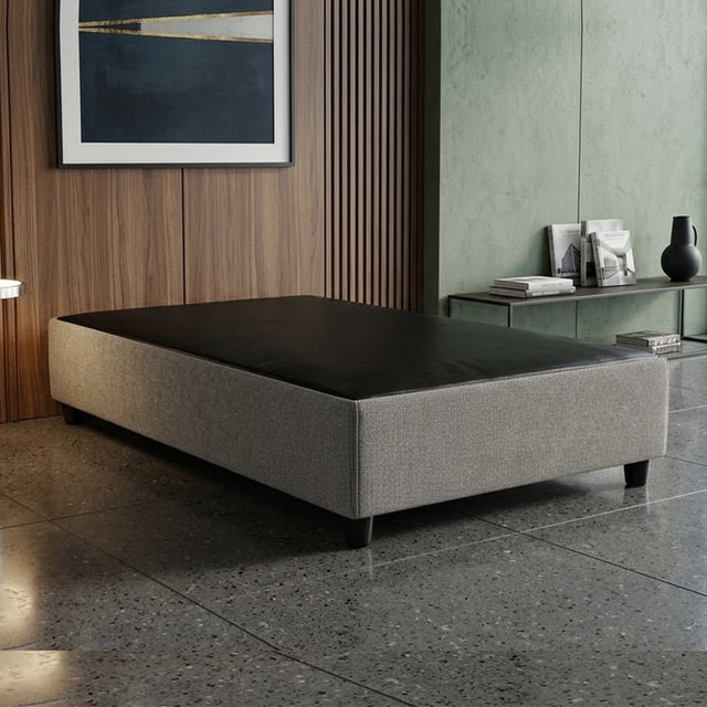 Base de cama individual Gris moderna firme Reinicia 21 Muebles