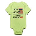 thumbnail image 1 of CafePress - Half Thai Half American Body Suit - Baby Light Bodysuit, 1 of 1