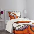 thumbnail image 5 of Ambesonne Dragon Quilted Bedspread Set 2 Pcs, Cartoon Knight Sketch, Twin Size, Multicolor, 5 of 6