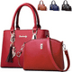 thumbnail image 1 of Bolsa de Dama 2 Piezas Color Rojo Malubero Malu2146, 1 of 3