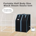thumbnail image 5 of SESSLIFE Home Steam Sauna, Black Infrared Sauna Tent, Fast Heating Folding Steam Sauna Room, TE2791, 5 of 10