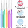 75 Pieces Braces Brush Toothpicks | Interdental Flossing Head for Oral ...