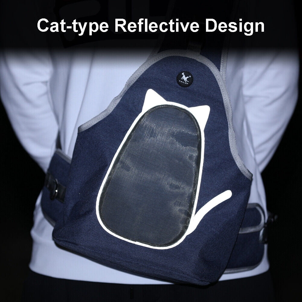 Didog Pet Carrier Backpack for Cat Dog Rabbit Front Sling Mesh Travel Shoulder Bag Breathable