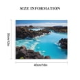 thumbnail image 3 of Acheng Blue Lagoon in Iceland in Reykjavik Wall Art Canvas Poster Decorations Paintings for Living Room Bedroom Kitchen Office Hotel Dining Room Bathroom Bar Decor 16x12in, 3 of 6