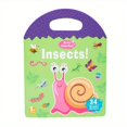 thumbnail image 1 of Children's Early Education Portable Quiet Jelly Sticker Book， Early Learning Toys Book For Boys Girls, 1 of 5