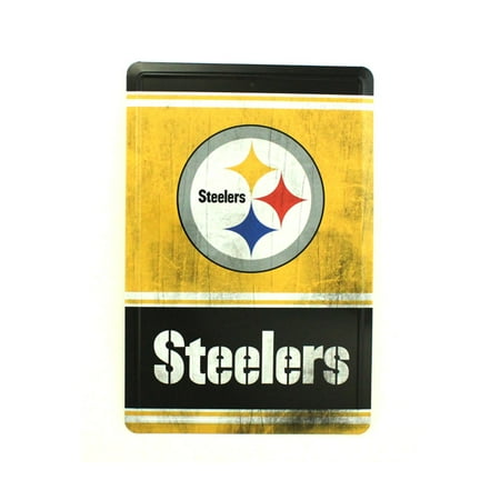 Nfl Pub Sign - Pittsburgh Steelers NFL Team Logo Tin Sign