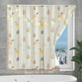 thumbnail image 5 of Self-Adhesive Window Curtains, Light-Filtering Window Shades, No Drilling Installation Polyester Curtains, Multicolor 100x150cm Thermal Insulated Privacy Panel, 5 of 9