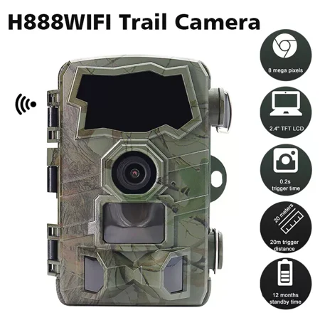 H982 25M Infrared Night Vision Trail Camera 4K UHD 20MP Wildlife Hunting Camera