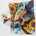 thumbnail image 6 of Sigee Sunflower Turtle for Pet Blanket for Dog Cat Puppy Blanket Cat Blankets for Small and Medium Pets-Small, 6 of 8