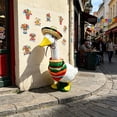 thumbnail image 6 of AZXY Porch Goose Outfit, 23" Porch Goose Clothes for Lawn Yard & Patio Decoration,Goose Clothes for Porch Goose Figurine, Duck Clothes, Goose Costume Dress for Cement & Plastic Porch Goose Statue, 6 of 8