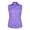 True Violet/Dahila Purple, variant on Monterey Club Women's Air Brush Printed Sleeveless Golf Polo Shirt #2663