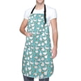 thumbnail image 3 of Goofa Cartoon Funny Goose Printed Waterproof Apron 33" Chef Aprons for Men Heavy Duty Chemical Work Apron Adjustable Bib Apron, 3 of 9