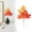 Orange, variant on FXMLRLK 1 Pcs Fall Artificial Maple Leaves Decorations Large Size Autumn Fall Leaves Bulk Faux Thanksgiving Mixed Colored Fake Harvest Leaf Decor for Crafts Wedding Party Table Decor