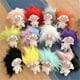thumbnail image 4 of Messy Hair Explosion Toothless Cotton Doll Toy purple+blue, 4 of 5