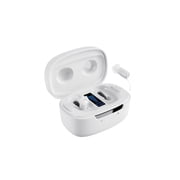Ceretone Core One Pro White FDA-Cleared OTC IIC Hearing Aids – Virtually Invisible, Rechargeable, Intricon Chip for High-Definition Sound, Penny-Size Design, Video Guide & Support