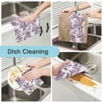 thumbnail image 2 of Lilac Vintage Color Dish Cloths Dish Towels Cleaning Cloths Quick Drying Reusable 11" x 11" Set of 6, 2 of 9