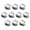 Silver Tone, variant on Glass Shelf Brackets Zinc Alloy Glass Clamp Clip for 5-8mm, Type-05, 4Pcs