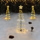 thumbnail image 3 of Cadena de luces navideñas para jardín, estrellas, luces decorativas para árbol de Navidad, luces LED solares para árbol de Navidad, 3 of 5