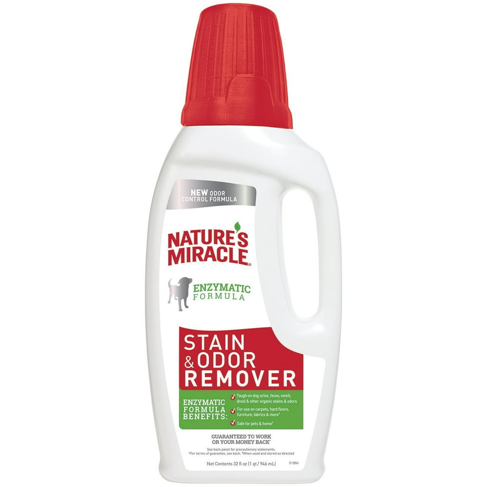 Nature’s Miracle Stain And Odor Remover Dog 32 Ounces, Odor Control