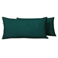 thumbnail image 1 of VargottamIndoor/OutdoorPolyester FabricLumbarPillowCover,All-Weather Waterproof Rectangular Cushion Case for Patio Furniture,12" x 20"Set of 2-Teal Blue, 1 of 7