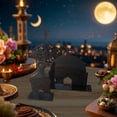 thumbnail image 2 of 2025 New Ramadan Decorations for Table Sign, Acrylic Eid Mubarak Table Sign Golden Hollow Ornament for Party Tabletop Decor Home Art Craft Decoration, 2 of 5
