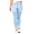 thumbnail image 3 of Celebrity Pink Women's Juniors Curvy Mid Rise Ankle Skinny, 27" Inseam, Sizes 1-15, 3 of 5