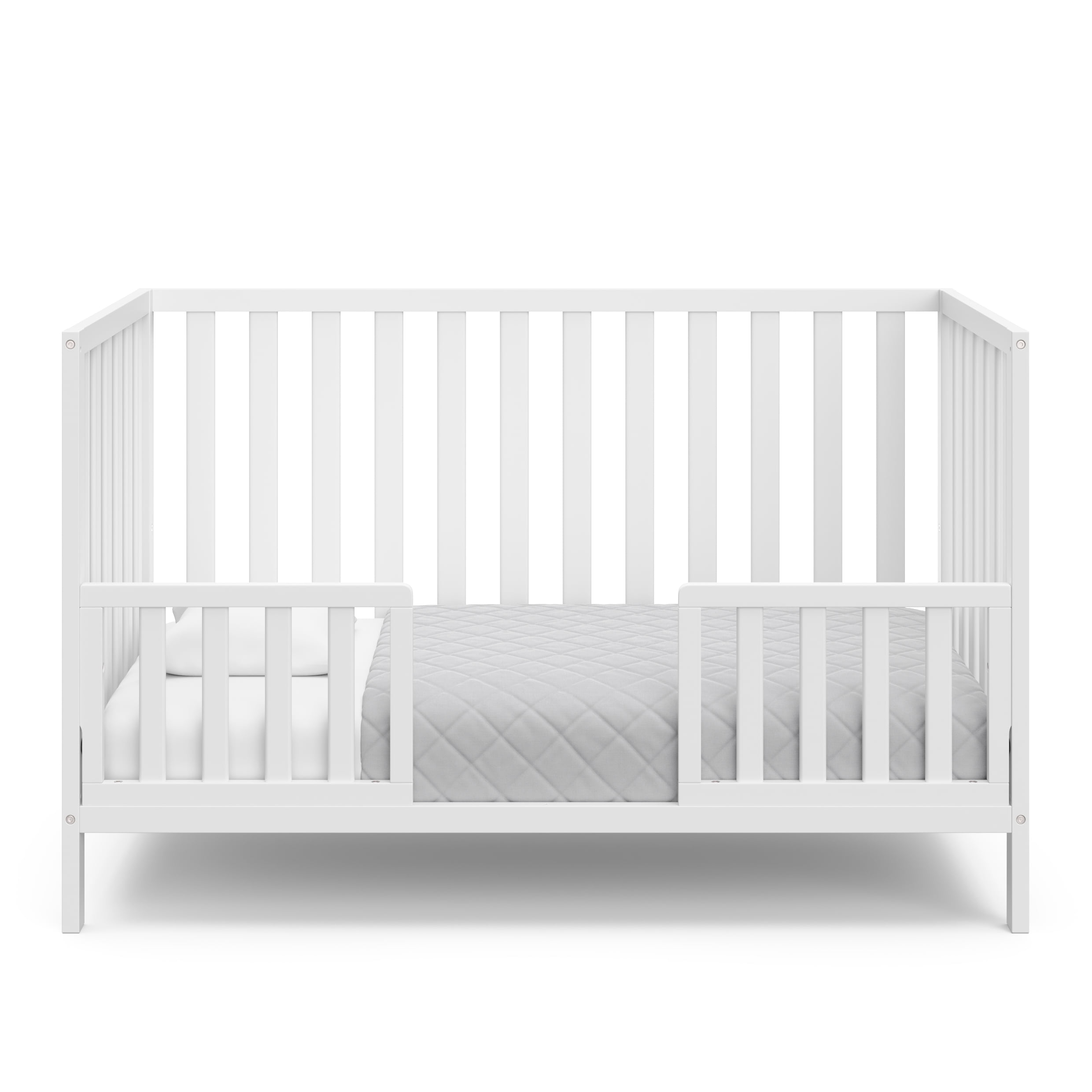 Storkcraft Sunset 4-in-1 Convertible Baby Crib, White