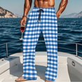 thumbnail image 3 of LONKITO Mens Pajama Pants Soft Plaid PJ Pants Flannel Sleepwear Lightweight Lounge Bottoms with Pockets, 3 of 6