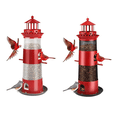 thumbnail image 1 of Bird Feeders for Outdoors Hanging, Squirrel Proof Bird for Outside, Metal Bird Seed for Black, 1 of 7