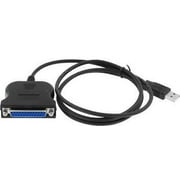 Importer520 USB to Parallel/IEEE 1284 DB25 Female Port Converter Cable
