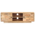 thumbnail image 2 of vidaXL Adult Wooden TV Stand Cabinet - 116x30x35 cm Solid Mango Wood, 2 of 5