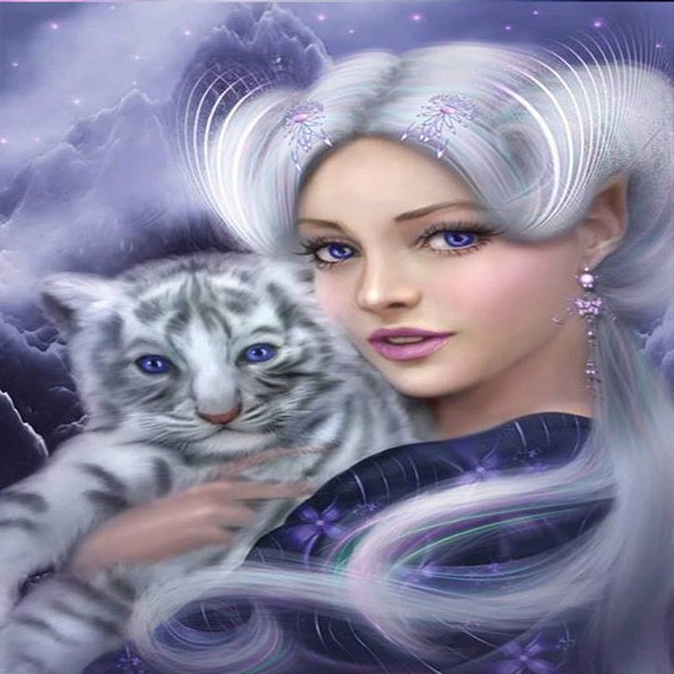 Diamond Painting Kits for Adults, DIY 5D Diamond Painting Paint White