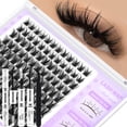 thumbnail image 1 of Kit de extensión de pestañas SOFENIDA Lash Clusters Wispy 10-18 mm, 1 of 7