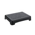 thumbnail image 1 of Tnarru Mobility Step Stool Step Riser AntiSlip Bathroom Step Stool Outdoor Indoor Portable Stool Half Step Stool for Kitchen Bedroom Black Bottom Wavy, 1 of 8