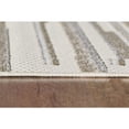 thumbnail image 5 of 2â€™ x 4â€™ Gray Abstract Striped Indoor Outdoor Area Rug, 5 of 9