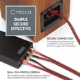thumbnail image 4 of Cable de altavoz Micca, calibre 14, cobre puro, 2 m, 6 pies, 2 unidades, 4 of 4