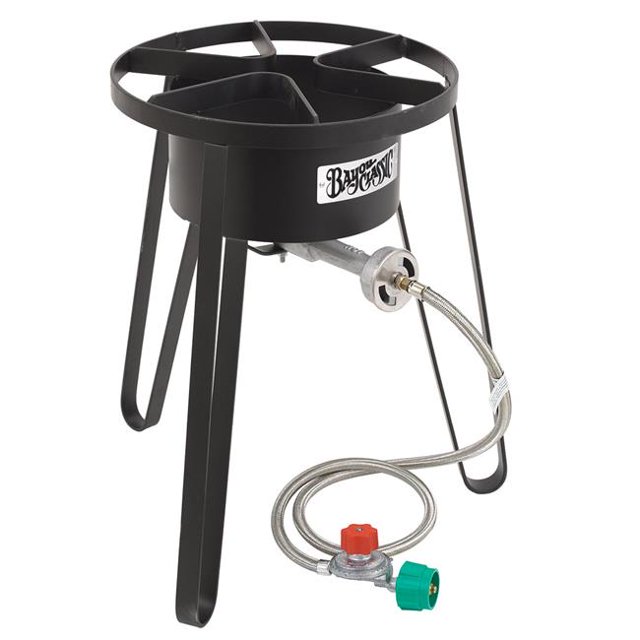 Bayou Classic 21 Inch Tall HP Cooker with Full Windscreen