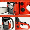 thumbnail image 7 of TOPTENG Gas Cordless Chainsaw 24 inch, 2-Cycle Gasoline Powered Chain Saw, 68CC Handheld Cordless Chainsaw, Automatic Chain Oiler, Garden Tool for Cutting Wood Trees, 7 of 7