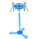 thumbnail image 2 of Micrófono para niños con enchufe para reproductores MP3, soporte ajustable, micrófono, juguete educativo Azul, 2 of 9