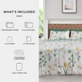 thumbnail image 4 of Mainstays All in One Reversible Comforter and Sheet set- 7 Piece, King, Golden Floral, 4 of 13