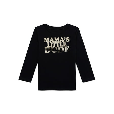 Garanimals Toddler Boys Graphic T-Shirt with Long Sleeves, Sizes 18M-5T