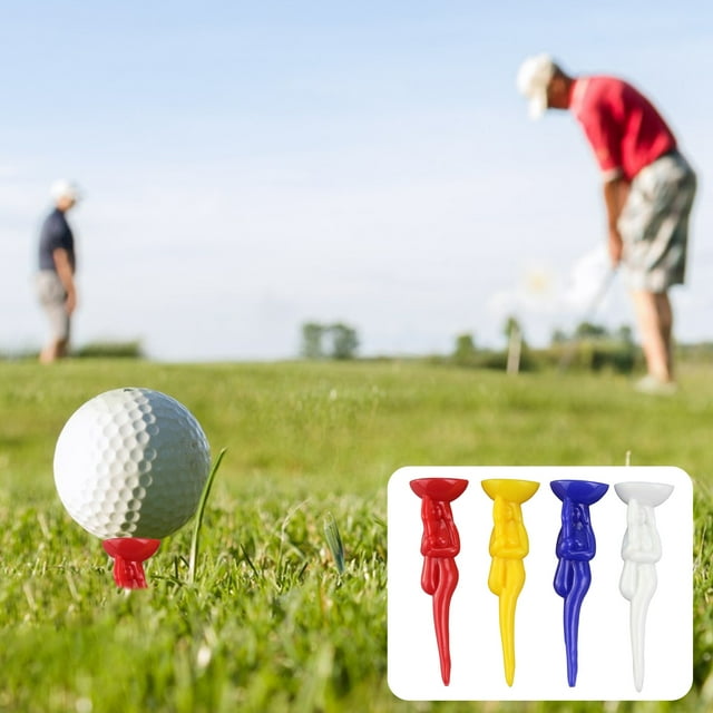 LJNYFDC T-Shirts de Golf à Faible Résistance T-Shirts de Golf Beauté Stylisme Imperméable Incassable Stabiliser Pointes de Beauté de Golf Fournitures de Golf 10 Pcs
