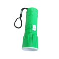 thumbnail image 1 of ziyahi Lampe de Poche Mini en Plastique à Mise au Point Réglable pour Plein Air Randonnée Camping Pêche Torche LED Verte, 1 of 6