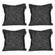 thumbnail image 1 of Cojin Decorativo Cuadrado Set de 4 Zaniah Gris, 1 of 4
