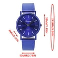 thumbnail image 3 of KUNPENG Montre à Quartz pour Hommes en Acier Inoxydable avec Petit Cadran Lumineux Violet, Inox Mode, 3 of 3