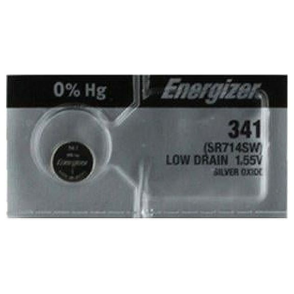 Pkg/(5) Type 341 Energizer Watch Batteries Tear Strip QWB341
