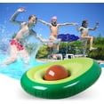 thumbnail image 3 of Hongchun Inflatable Avocado Pool Float Floatie with Ball Fun Pool Floats Floaties Summer Swimming Pool Raft Lounge Beach Floaty Party Toys for Kids Adults, 3 of 7