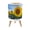 Color 1, variant on Small Trash Can with Lid Green succulent cactus orange flowers seamless Beach Cream 1.8 Gallon Dog Proof Trash Can Round Garbage Can Waste Bin Wastebasket for Bathroom Bedroom Living Room